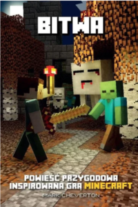 Okładka książki minecraft bitwa cheverton mark